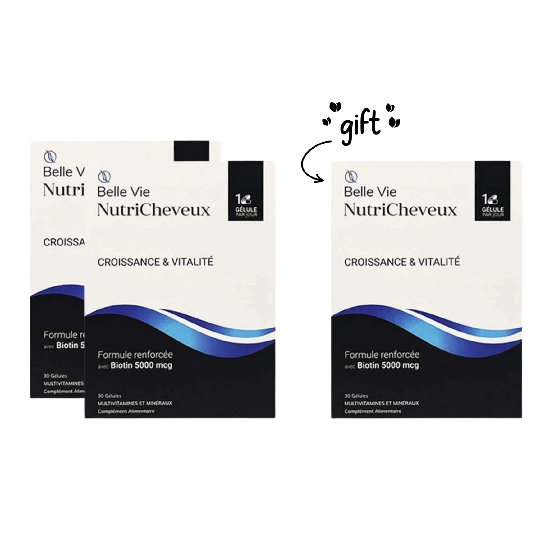 3 x Nutri Cheveux 30 Capsules